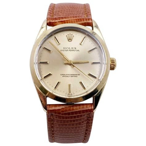 old rolex oyster perpetual with brown leather band|Rolex oystersteel 36.